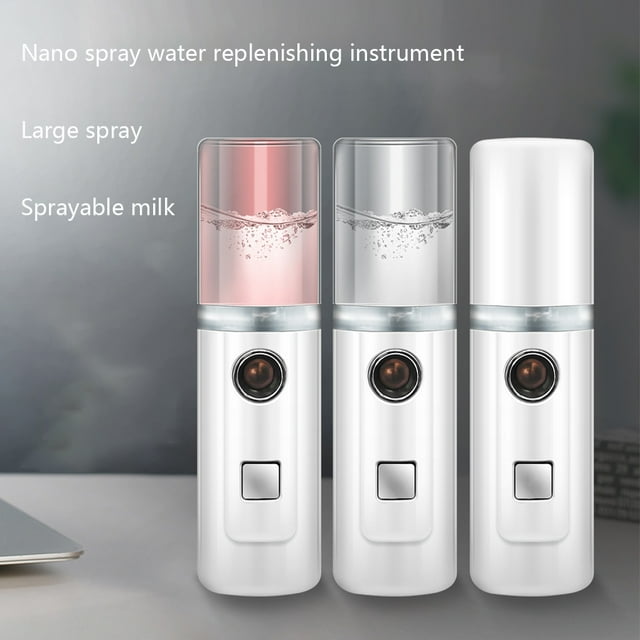 Workhe Nano Mist Water Spray Portable Face Humidifier Portable face humidifier USB Rechargable Handheld Mini Facial Steamer