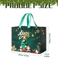 thumbnail image 3 of 2 Pack Extra Large Christmas Gift Bags, Non-Woven Tote Bags with Handles, Reusable Holiday Shopping and Gift Packaging Bags, Light Green, 3 of 5