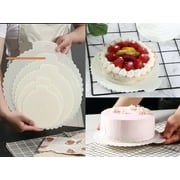 CAROOTU Reusable Mousse Cake Boards Cake Displays Plate Stand With Handle for Cake Cupcake Mousse Dessert - image 7 of 7