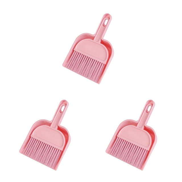 Juego de escobas Cateissary para recogedor cepillo suave rosa verde Type4 NO4