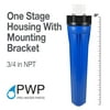 Water Filter Whole House 2.5in x 20in Single Stage Filtration System 3/4in InletT W/ Brass Insert