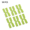 thumbnail image 3 of Pack of 6 3g Tennis Racket Balance Badminton Racquet Bar Portable Badminton Replacement Parts Silicone H-shaped Weighted Strips Balancer Green, 3 of 6
