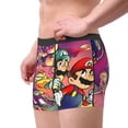 thumbnail image 2 of Lsque Mario Pattern Men’s Total Support Pouch Boxer Briefs, X-Temp Cooling, Moisture-Wicking Underwear, Regular, Long-leg and Trunk-XX-Large, 2 of 7