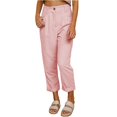 thumbnail image 2 of Pantalones rectos sueltos elegantes pantalones rectos de ajuste casual con bolsillos de cintura alta para otoño ANGGREK Otros, 2 of 5