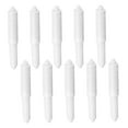 thumbnail image 4 of WHAMVOX 10Pcs White Plastic Paper Roller Replacement Fits Most Toilet Paper Holders Spring Loaded, 4 of 8