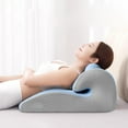 thumbnail image 5 of Ventilated Foam Lumbar Support Pillow GERD Relief Cushion Breathable Orthopedic Back Rest for Reflux Comfort(Blue), 5 of 5