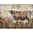 thumbnail image 2 of Wiley, Marta 14x12 Black Ornate Wood Framed with Double Matting Museum Art Print Titled - Long Horn I, 2 of 4