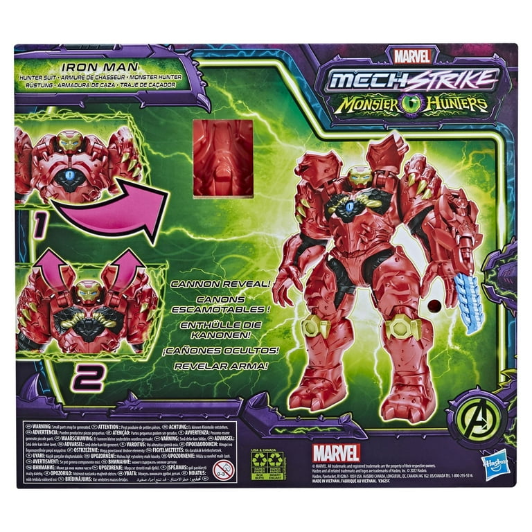 Marvel Avengers Iron Man Armor Mech Strike Monster Hunters Action