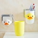 thumbnail image 3 of Soporte blanco para cepillos de dientes para niños, vaso de cristal con diseño de animales de dibujos animados, soporte para cepillo de baño y baño, 3 of 5