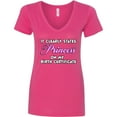 thumbnail image 3 of Inktastic Princess Women's V-Neck T-Shirt, 3 of 5