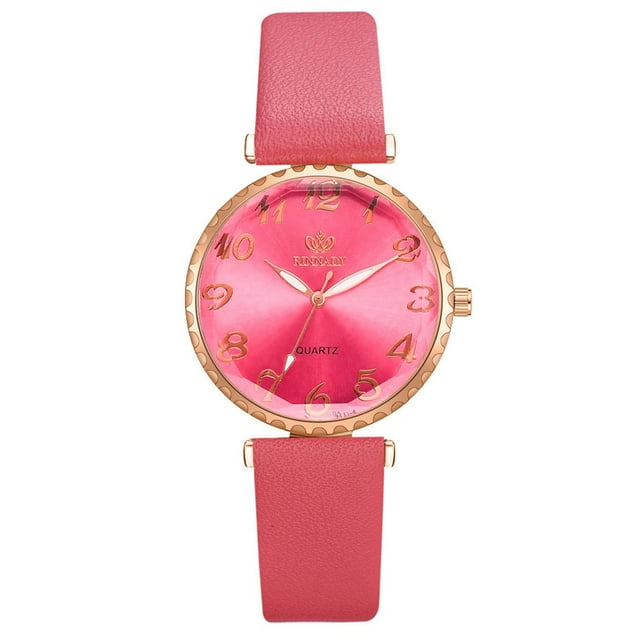 Reloj de cuarzo para mujer, relojes para mujer, estilo de moda, reloj de pulsera de cuarzo analógico de cuero de lujo, reloj de cuarzo para mujer.
