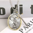 thumbnail image 3 of Catholic Patron Saint Pendant Michael St. Michael The Archangel Pendant Necklace, 3 of 5