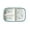 blue fish, variant on Unmbo Square Portion Control Plates for Weight Loss,Divided Plates Ceramic Plates