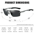 thumbnail image 4 of KANASTAL Polarized Sunglasses Sports for Men Women UV400 Wrap Around Sun Glasses for Driving Cycling Running Fishing, 4 of 7