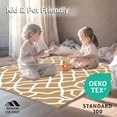 thumbnail image 4 of ODIKA 6'x9' Machine Washable Non-Slip Area Rug, Style with Interlocking Spotted Motifs and Subtle Asymmetric Patterning High Traffic Rug, Brown, 292910, 4 of 5
