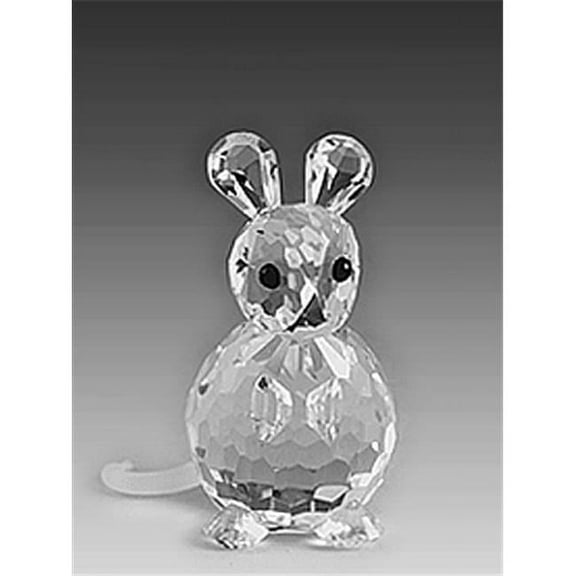 Asfour Crystal 653-17 1.18 L x 1.06 H in. Crystal Mouse Animals Figurines