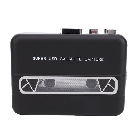 Cassette Tape Player, Built in Speaker 3.5mm Earphone Jack Clear Sound Quality Cassette To MP3 Converter for Music Playback