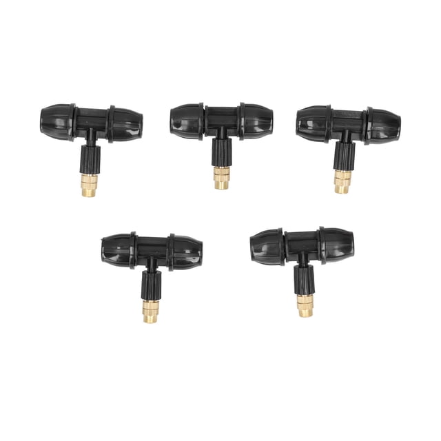 Oubit Misting Sprinkler,5PCS Brass Misting Nozzle Misting Nozzle Misting Nozzle Tees Maximized Efficiency