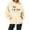 56Beige225, variant on XAOFW Letter Print Pullover Hoodies For Women Long Sleeve Casual Hooded Sweatshirt Oversized Soft Cozy Streetwear Breathable Tops L