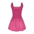 thumbnail image 4 of Women's Sexy Low Cut Bustier Dress Spaghetti Strap Square Neck Y2K Girls Going Out Party Club Mini Dresses, 4 of 5