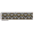 thumbnail image 3 of Ambesonne Geometric Fabric by the Yard Upholstery, Retro Motif of Lines Art, 3 Yards, Dark Mustard Grey, 3 of 5