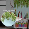 thumbnail image 3 of Christmas Shower Curtain Set with Hooks Gnomes Shower Curtain for Bathroom 72x72inches Green X-mas Trees Waterproof Fabric Shower Curtains, 3 of 6