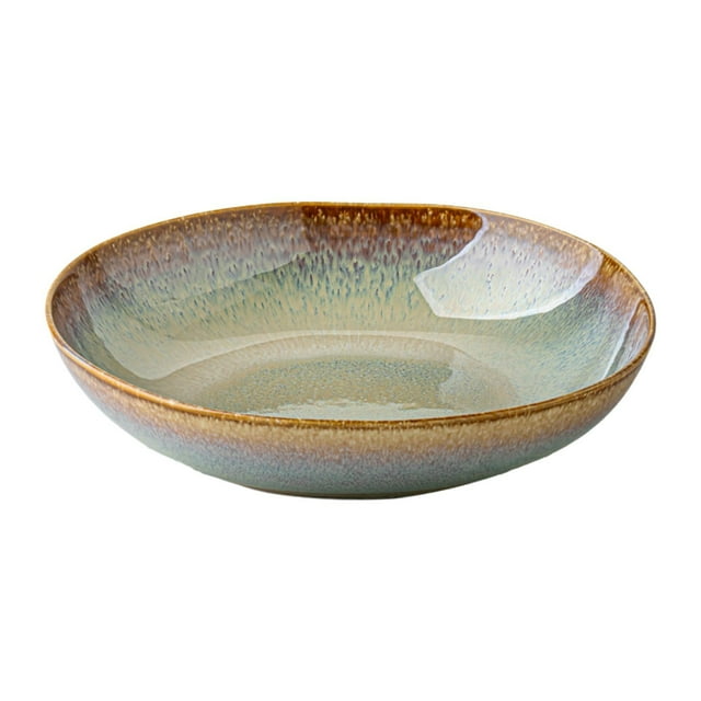 Plato de ensalada de cerámica, vajilla decorativa, elegante plato decorativo para cena, frutero para fiestas, restaurantes, cafeterías, aperitivos y