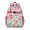 Pioneer Flower Floral, variant on Pioneer Flower Floral Print Pattern Backpack for School,Cute School Bag,Schoolbag with Adjustable Shoulder Straps & Padded Back,15.25"x11.5"x5.25"