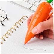 carrot recorder pen, Cute Carrot Shape Ballpoint Pen with 60 Second Voice Recording Function, Creative Writing and Message Recorder Pen