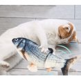 thumbnail image 3 of Paquete de juguetes para peces con hierba gatera, juguetes interactivos de felpa suave para masticar para gatos, juguetes de peces simulados para gatos de interior, gatitos y cachorros, jugu, 3 of 5