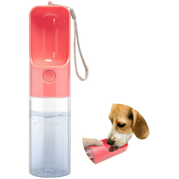Dog Water Bottle Dispenser Water Bottle for Dogs Portable Dog Water Bottles for Walking Travel Pet Doggie Drinking Cup 15oz