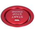 thumbnail image 1 of 2 Pieces Of Car Engine Start Stop Button Decorative Trim Cover Aluminum Alloy Suitable For Car Interior, 1 of 8