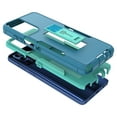 thumbnail image 3 of CoverON For Motorola Moto G Stylus 2022 Phone Case, Military Grade Heavy Duty Full Body Kickstand Cover, Turquoise, 3 of 9