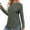[Crew Neck]Green, variant on Chiccall Womens Long Sleeve Shirts Lightweight Comfy Stretch Sweaters Crew Neck Side Slit Casual Loose Blouse Oversized Fall Knitted Curved Hem Tunic Tops