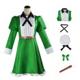 thumbnail image 1 of Peluca de disfraz de Anime Iwanaga Kotoko, vestido verde para mujer, traje de pelo corto rubio, traje de fiesta de carnaval de Halloween, 1 of 3