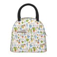 thumbnail image 1 of Fotbe Cactus Plants Pattern Lunch Bag , Insulated Lunch Box, Small Leakproof Cooler Food Lunch Containers Reusable Lunch Tote Bags, 1 of 6