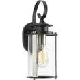thumbnail image 6 of Progress Lighting Squire 1-Light Small Wall Lantern, Steel, Black Finish, Clear Glass Shade, 6 of 7