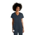 thumbnail image 1 of Barco Grey's Anatomy Impact Women's GIT087 V-Neck Scrub Top Steel XX-Small, 1 of 2
