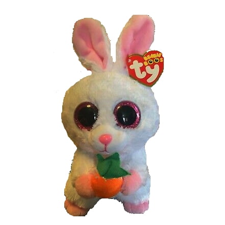 Ty Beanie Boos - BRUNCH the Easter Bunny (Glittery Eyes) 6 inch Plush