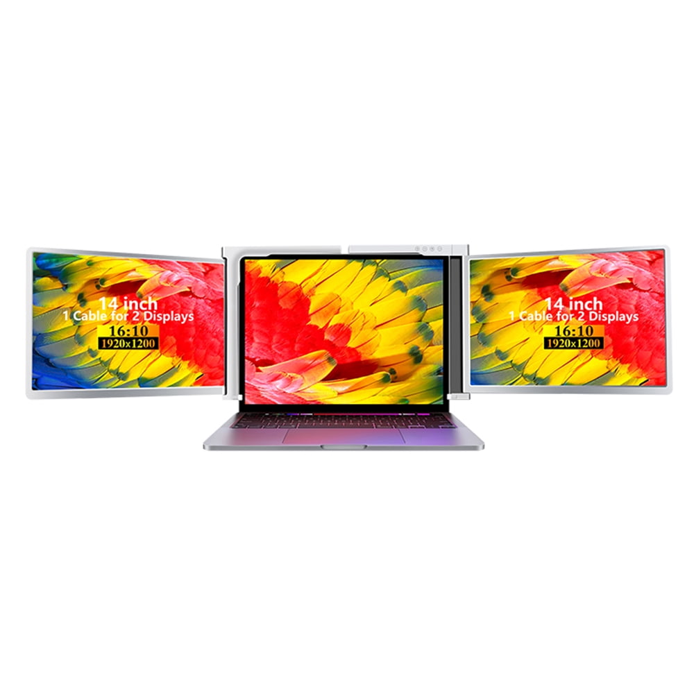 14 inches Laptop Expansion Screen FHD Portable Tri-screen Monitor