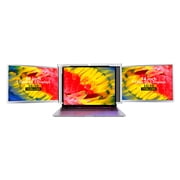 14 inches Laptop Expansion Screen FHD Portable Tri-screen Monitor with 1 Cable for 2 Displays for Windows, MacOS for 15-17.3 inch Laptop