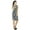 Black and White, variant on Bimba Womens Classic Slim Fit Sleeveless Rayon Casual Midi Dress
