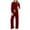 *Wine, variant on VBVC Women's 2 Piece Sweatsuit Set,Ladies Color Block Tracksuit,Fall and Winter Matching Outfit For Women,Gray,Size XXL