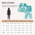 thumbnail image 4 of Sigee Teal Turquoise 1 for Women’s Pajama Sets Long-Sleeved Pjs Sets for Women 2 piece Sleepwear-Medium, 4 of 7
