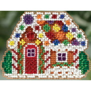 Mill Hill Counted Cross Stitch Kit 2.75"X2.75"-Gingerbread Cottage (14 Count)