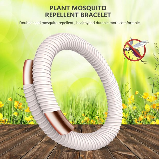 Pulseras repelentes de mosquitos - Pulsera antimosquitos e insectos (gris claro) Ndcxsfigh Nuevos Originales