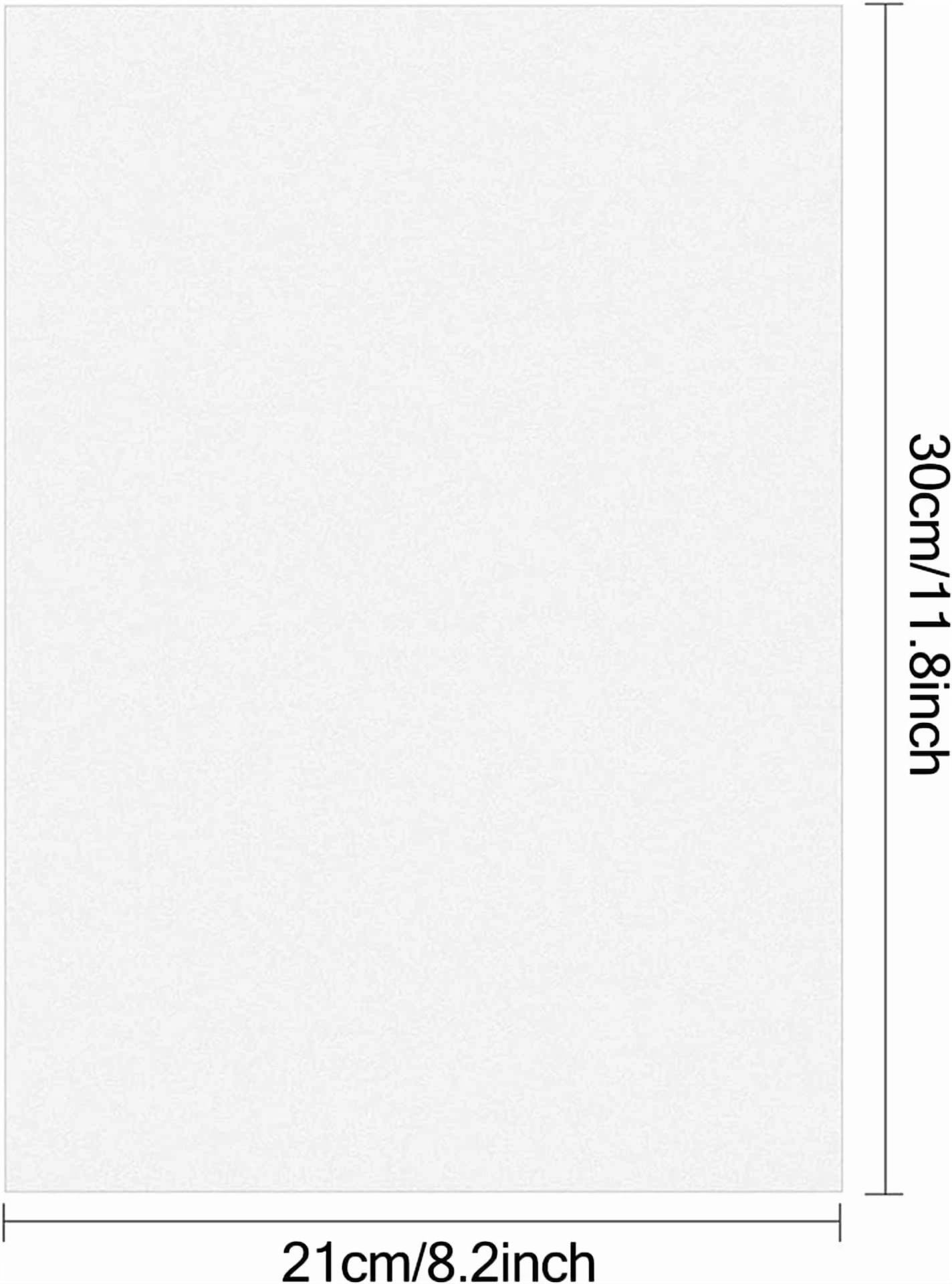 CIRCLE- 50 Sheets Carbon Paper Graphite Paper White Carbon Transfer (8.5 X 11.5 Inch) Tr
