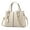 Beige, variant on Womens Leather Handbags Purses Medium Top Handle Totes Satchel Crossbody Shoulder Bag for Ladies Work