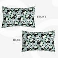 thumbnail image 2 of Yiaed Panda And Eucalyptus Print Brushed Microfiber Envelope Pillowcases, Standard,Envelope Closure Pillow Cases(Without Pillow Core)-20"x30", 2 of 6