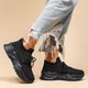 thumbnail image 2 of Zapatillas Deportivas De Plataforma Con Cordones Casuales, Transpirables Y Tejidas Para Mujeres, Zapatos Para Correr Antideslizantes, 2 of 3